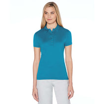 Original Penguin Women's Crystal Teal Earl Championship Polo