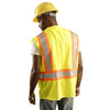 OccuNomix Men's Yellow High Visibility Premium Mesh Two-Tone Safety Vest