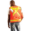 OccuNomix Men's Orange High Visibility Premium Solid Pro-Style Surveyor Vest