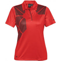 Stormtech Women's True Red/Black Prism Performance Polo