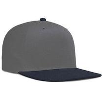 Pacific Headwear Charcoal/Navy OneTouch High-Profile Flat Bill Cap