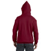 Hanes Men's Cardinal 7.8 oz. EcoSmart 50/50 Pullover Hood