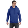 Hanes Men's Deep Royal 7.8 oz. EcoSmart 50/50 Pullover Hood