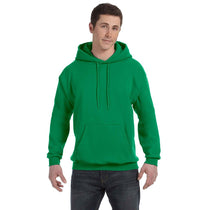 Hanes Men's Kelly Green 7.8 oz. EcoSmart 50/50 Pullover Hood