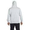 Hanes Men's Ash 7.8 oz. EcoSmart 50/50 Full-Zip Hood