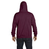 Hanes Men's Maroon 7.8 oz. EcoSmart 50/50 Full-Zip Hood