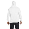 Hanes Men's White 7.8 oz. EcoSmart 50/50 Full-Zip Hood