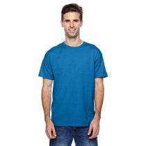 Hanes Men's Neon Blue Heather 4.5 oz. X-Temp Performance T-Shirt