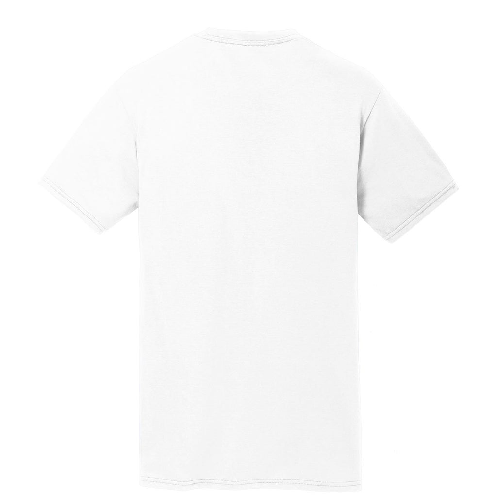 Port & Company Men's White Performance Blend Tee