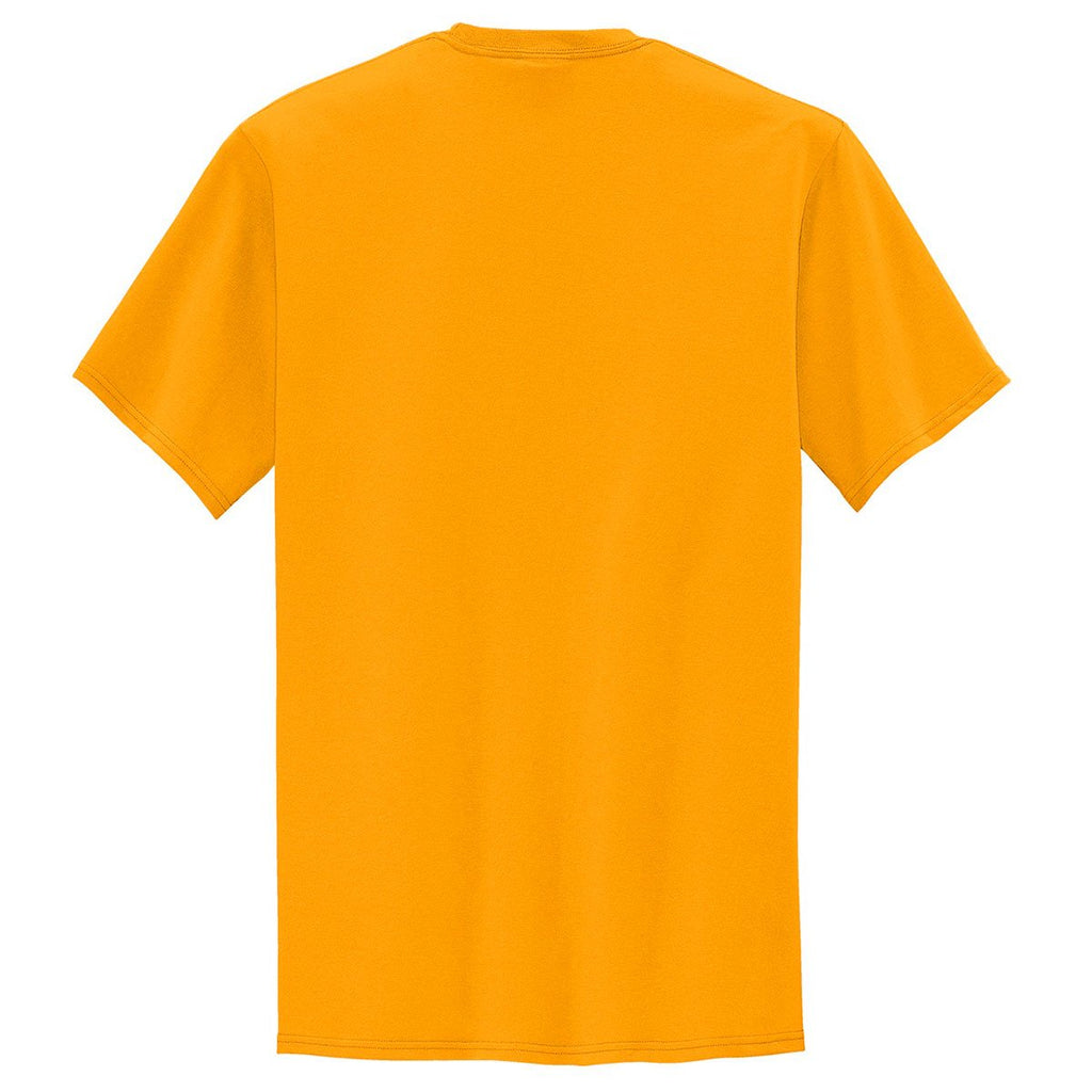 Port & Company Men's Gold Tall Core Blend Pocket Tee