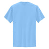 Port & Company Men's Light Blue Tall Core Blend Pocket Tee