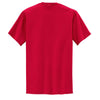 Port & Company Men's Red Tall Core Blend Pocket Tee