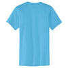 Port & Company Men's Aquatic Blue Core Blend Pocket Tee