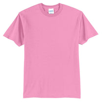 Port & Company Men's Candy Pink Tall Core Blend Tee
