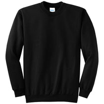 Port & Company Men's Jet Black Core Fleece Crewneck Sweatshirt