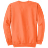 Port & Company Men's Neon Orange Core Fleece Crewneck Sweatshirt