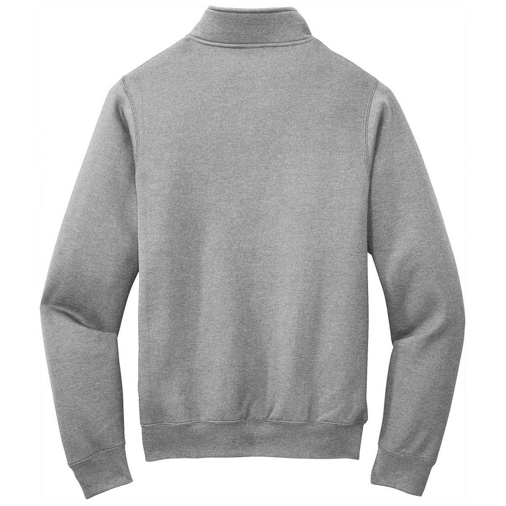 Port & Company Men's Athletic Heather Core Fleece 1/4 Zip Pullover Sweatshirt