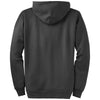 Port & Company Men's Charcoal Essential Fleece Full-Zip Hooded Sweatshirt