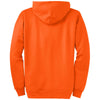 Port & Company Men's Safety Orange Essential Fleece Full-Zip Hooded Sweatshirt