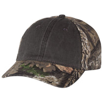 Outdoor Cap Black/Mossy Oak Pigment Dyed Front Cap