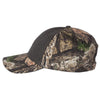 Outdoor Cap Black/Mossy Oak Pigment Dyed Front Cap