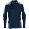 Stormtech Men's Navy Eclipse H2X-Dry Pique Long Sleeve Polo