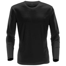 Stormtech Men's Black Eclipse H2X-Dry Pique Long Sleeve Tee