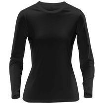 Stormtech Women's Black Eclipse H2X-Dry Pique Long Sleeve Tee