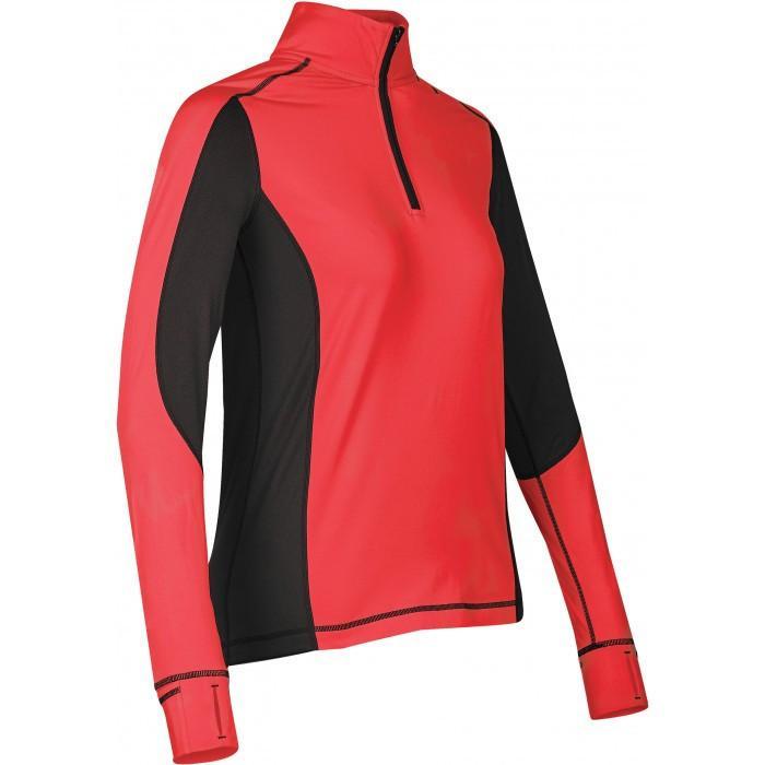 Stormtech Women's True Red/Black Phoenix Lightweight 1/4 Zip