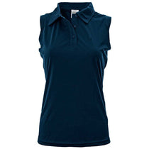 Levelwear Women's Navy Foundation Sleeveless Polo