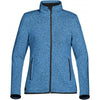Stormtech Women's Blue Heather Donegal Full-Zip Jacket
