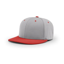 Richardson Grey/Red Performance Team Series Combination Pulse R-Flex Cap