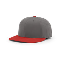 Richardson Charcoal/Red Performance Team Series Combination Lite R-Flex Cap