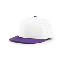 Richardson White/Purple Performance Team Series Combination Lite R-Flex Cap