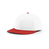 Richardson White/Red Performance Team Series Combination Lite R-Flex Cap
