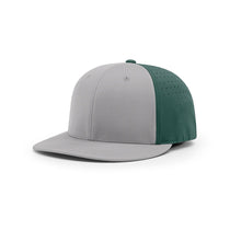 Richardson Grey/Dark Green Performance Team Series Split Lite R-Flex Cap