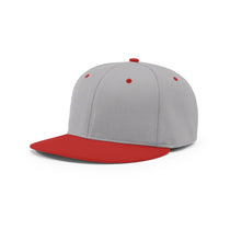 Richardson Grey/Red Performance Team Series Combination Dryve R-Flex Cap