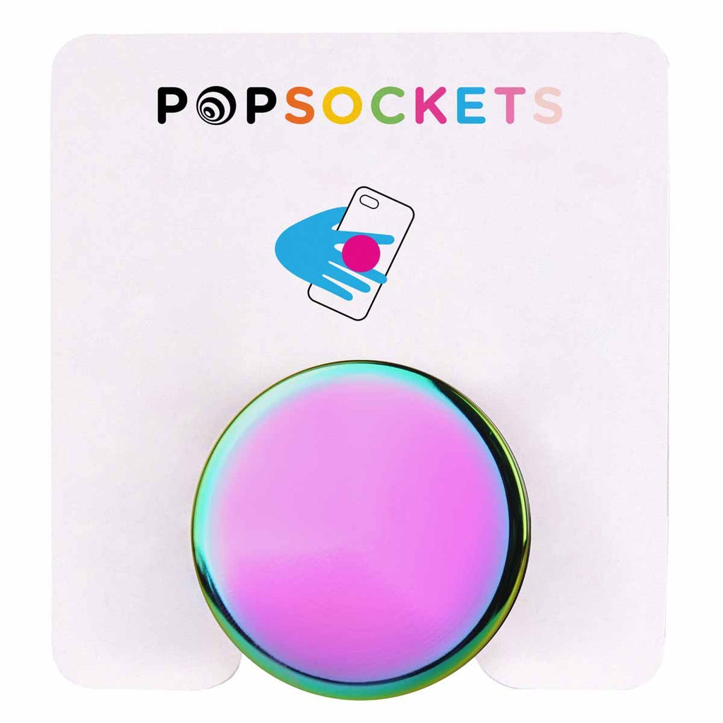 PopSockets Iridscent Black Grip Phone Holder