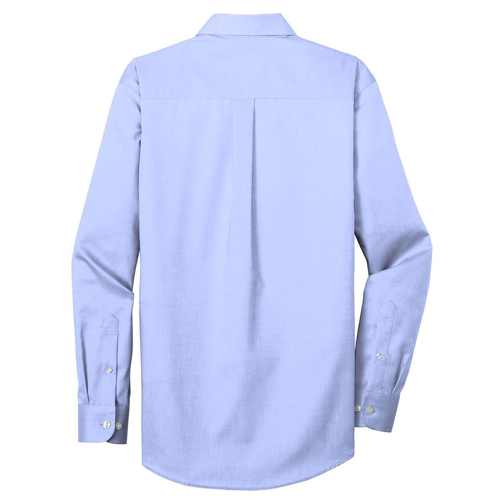 Red House Men's Blue Pinpoint Oxford Non-Iron Shirt
