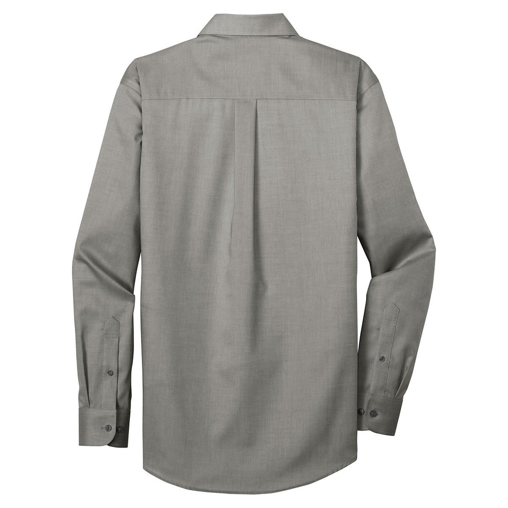 Red House Men's Charcoal Pinpoint Oxford Non-Iron Shirt