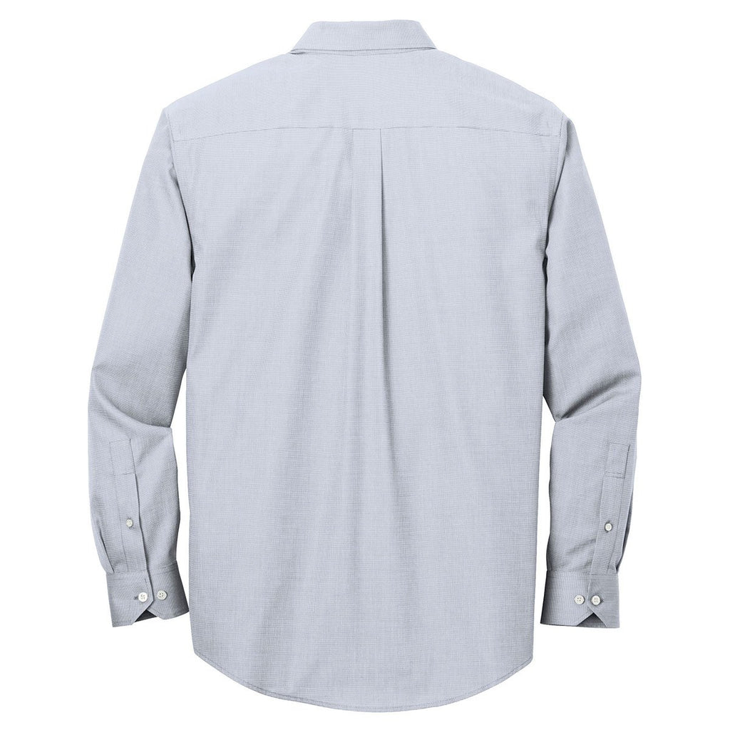 Red House Men's Ice Grey Nailhead Non-Iron Shirt