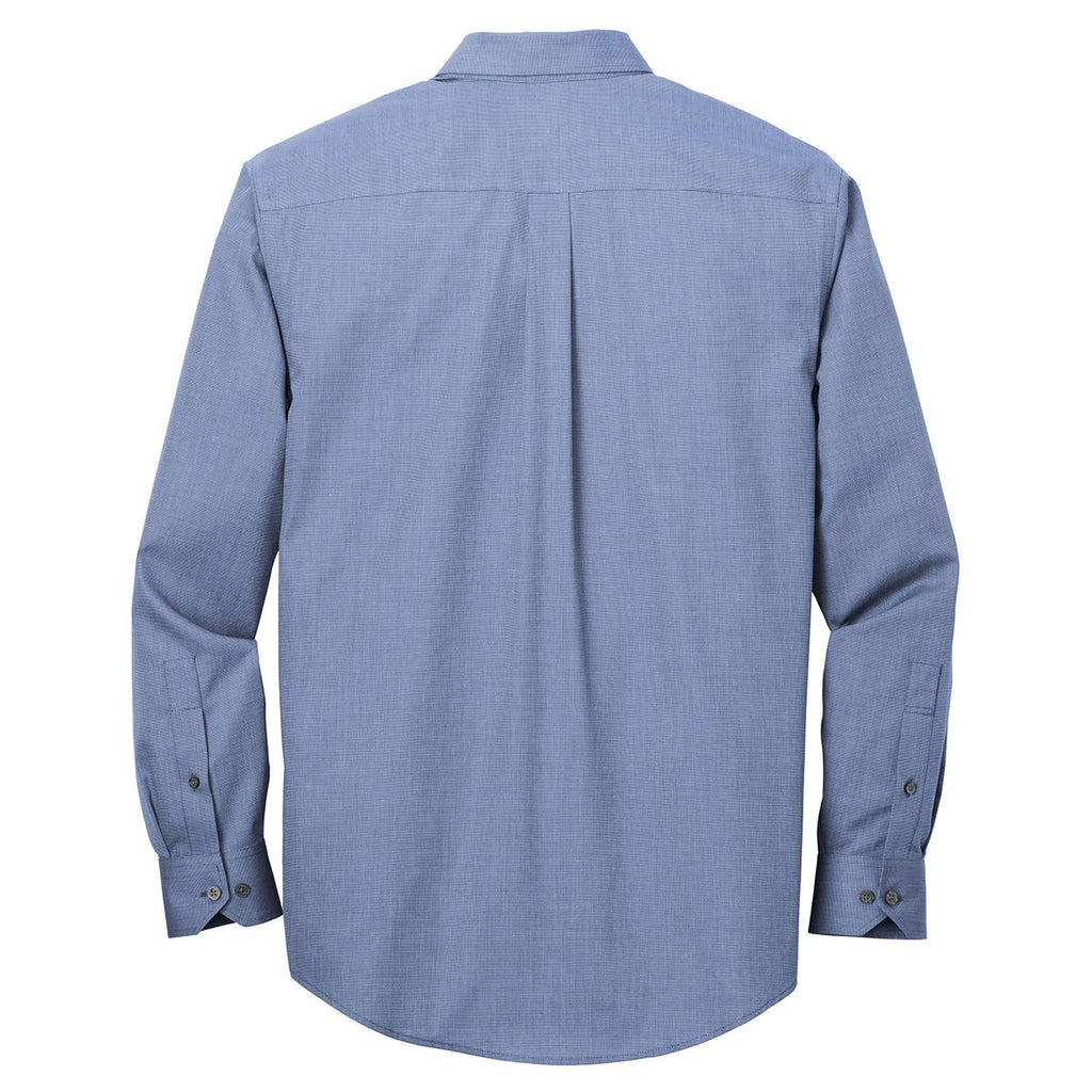 Red House Men's Navy Nailhead Non-Iron Shirt