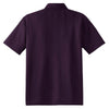 Red House Men's Bermuda Purple Contrast Stitch Performance Pique Polo