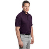 Red House Men's Bermuda Purple Contrast Stitch Performance Pique Polo