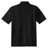 Red House Men's Black Contrast Stitch Performance Pique Polo
