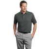 Red House Men's Clay Green Contrast Stitch Performance Pique Polo