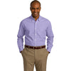 Red House Men's Thistle Purple Windowpane Plaid Non-Iron Shirt