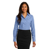 Red House Women's Blue Windowpane Plaid Non-Iron Shirt