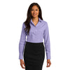 Red House Women's Thistle Purple Windowpane Plaid Non-Iron Shirt