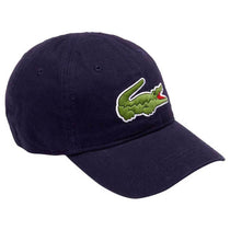 Lacoste Men's Navy Blue Big Croc Gabardine Cap